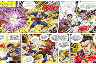 draw a comic book page for you
