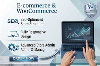 design e commerce website with woo commerce