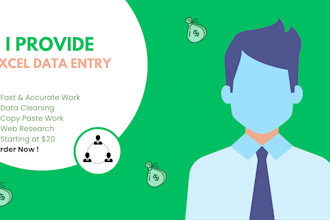 do and accurate excel data entry and spreadsheet work