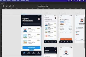 design UI UX in figma professionally