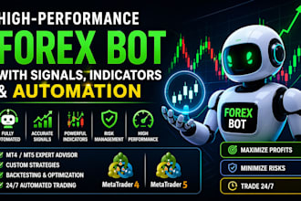 create a high performance forex bot with signals, indicators and automation