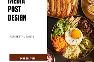 design a professional social media post for your restaurant