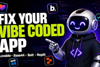 fix bugs and errors in your lovable, base44, or bolt vibe coded app