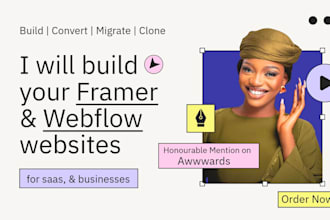 build a framer, wix studio or webflow website audit and seo aeo optimization