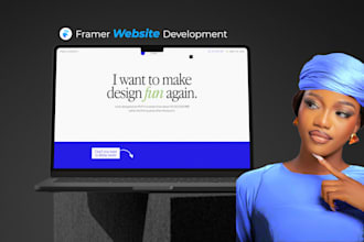 build a framer website, saas framer landing page or convert figma to framer
