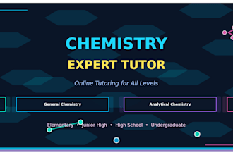 offer expert chemistry assistance