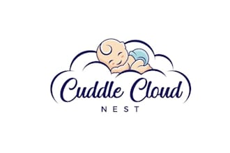 design warm and comforting logo for baby product