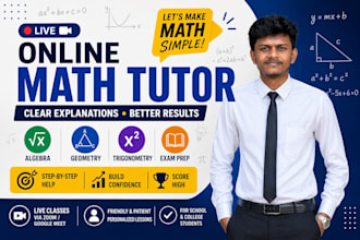teach mathematics clearly and simply through online tutoring