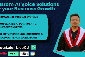 build a custom ai voice agent and automated receptionist for your business