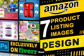 design amazon listing images, amazon listing pictures, and product photo editing
