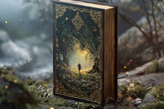 design fantasy book cover or ebook cover