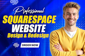create squarespace website, design or redesign squarespace website development