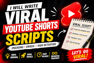 write viral youtube shorts scripts