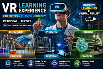 create a VR learning experience in unity for education and training