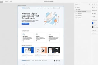design website UI UX in adobe xd