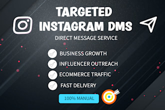 do targeted instagram dm outreach manually