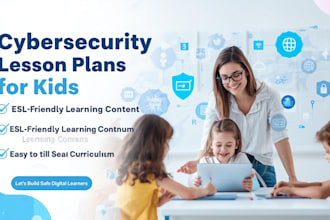 create engaging cybersecurity lesson plans for kids and esl learners