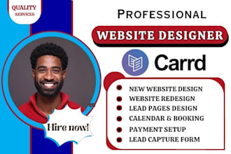 design carrd website, carrd one page website, carrd website redesign, carrd page