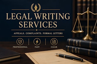 write professional legal documents, complaints, and appeals