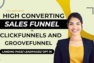 create high converting groove funnel, clickfunnel, groove workflow, sales funnel