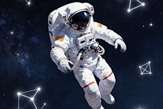 create high quality cosmic illustrations
