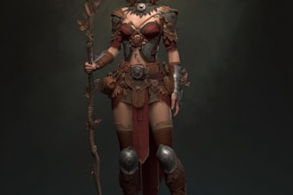 fantasy character art and fantasy character art