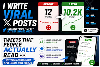 write engaging viral tweets for your x account