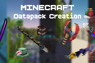 code custom minecraft datapack for you