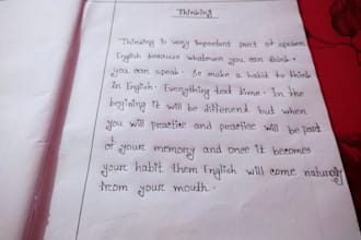 write anything with my beautiful handwriting