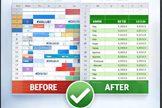 split, clean, format, excel data