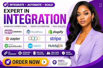 woocommerce wordpress shopify zapier integrate xero zoho quickbook stripe hubspo