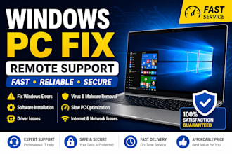 fix windows pc error, software issues and troubleshoot