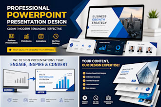 modern PPT presentation design services