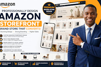 professionally design amazon storefront stunning brand store