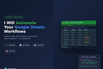 do google sheets custom automation