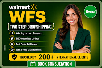 manage walmart dropshipping 2step dropshipping and wfs as your walmart VA
