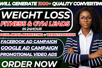 800 weight lost leads, gym program leads fat loss leads, health coaching leads