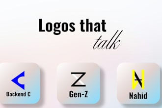 design a minimal logo for your brand identity
