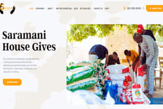 non profit website, ngo, 501c3, donation, charity website on wordpress