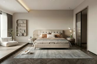 create realistic interior visualization renders