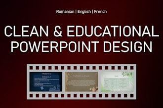 create or redesign clean powerpoint presentations