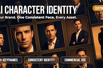 create a consistent ai character identity pack with keyframes