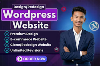 build, redesign, or customize your wordpress site