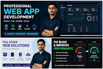 develop a professional website and webapps