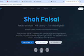 build a creative and responsive portfolio website to showcase your work