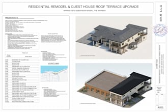 create permit ready 2d floor plans, architectural house plans, redraw floor plan