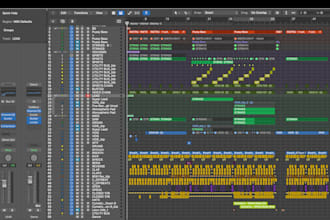 produce an electronic music track for you