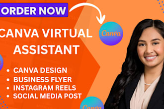 be your canva virtual assistant for design and social media