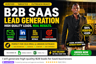 build targeted b2b saas prospect lists with verified decision maker email