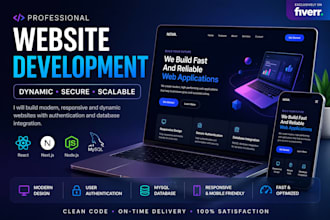 build professional dynamic website